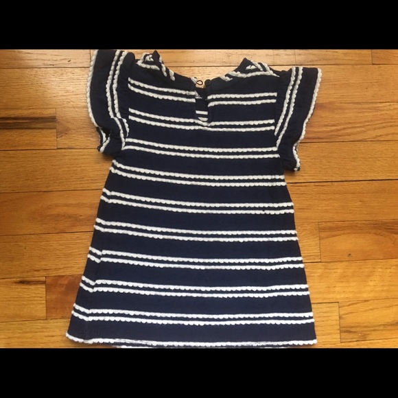 18mo Blue and White Dress - Cat & Jack - Picture 2 of 4